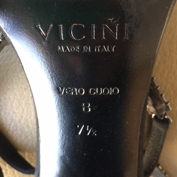 Giuseppe Zanotti Rhinestone Heels -  Sz 7 1/2 - Picture 7 of 12